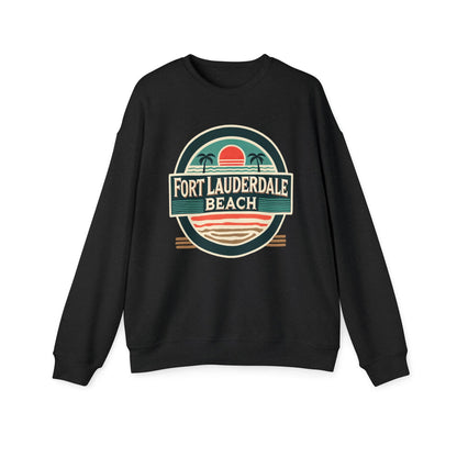 Vintage Fort Lauderdale Unisex Drop Shoulder Sweatshirt