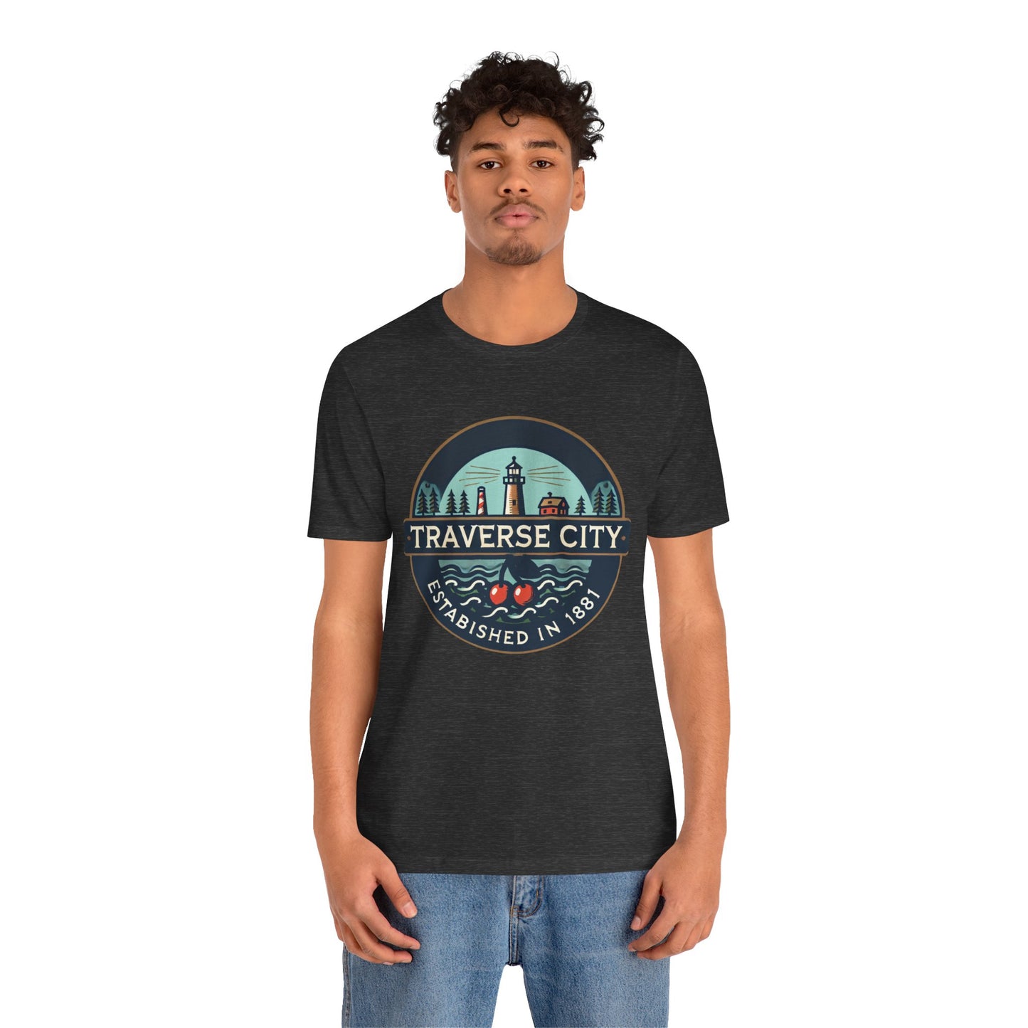 Vintage Traverse City Unisex Jersey Short Sleeve Tee