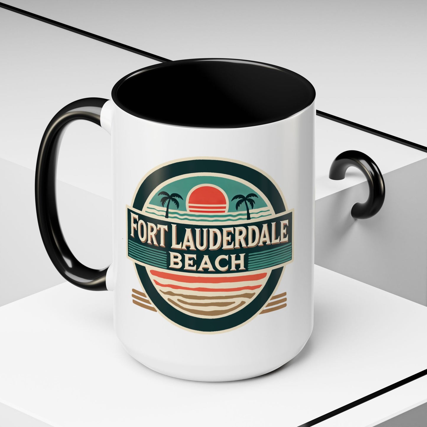 Vintage Fort Lauderdale Accent Coffee Mug