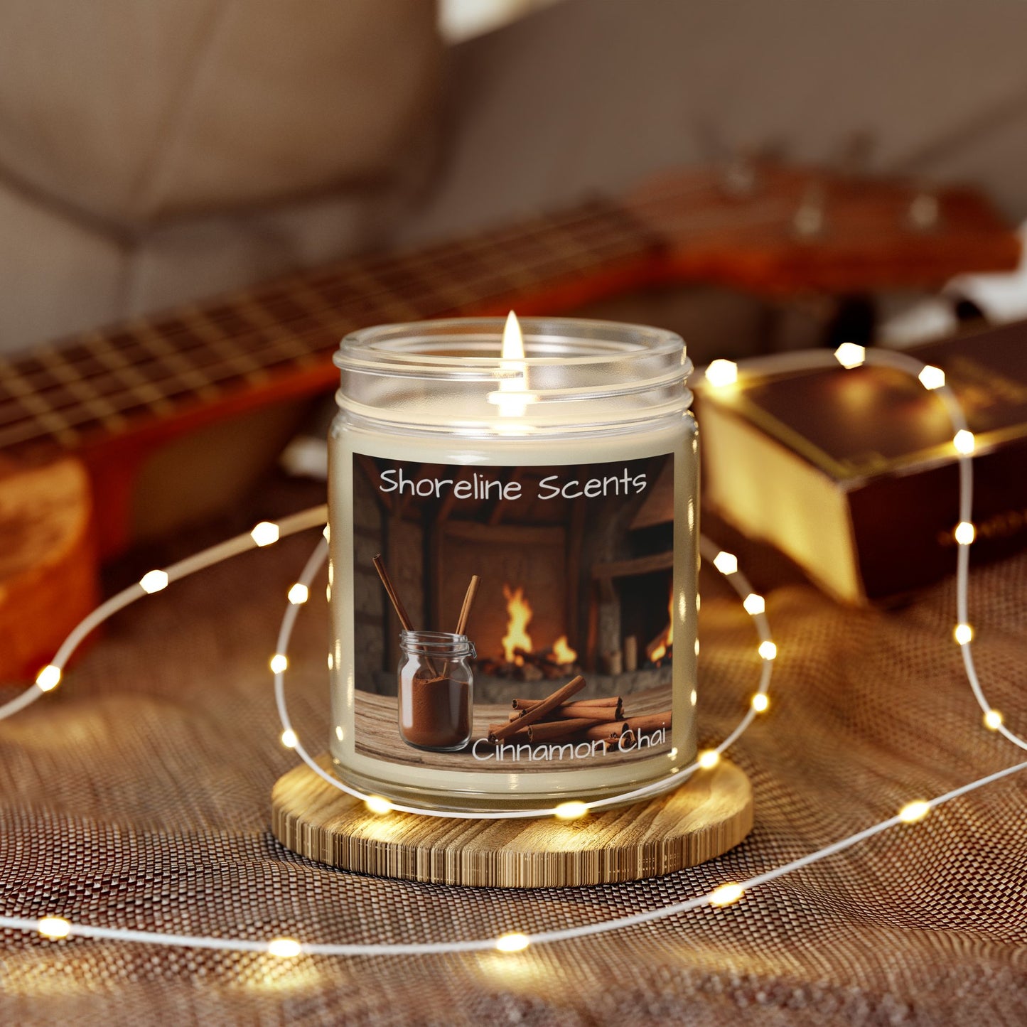 Cinnamon Chai Scented Candle (Apricot Wax)