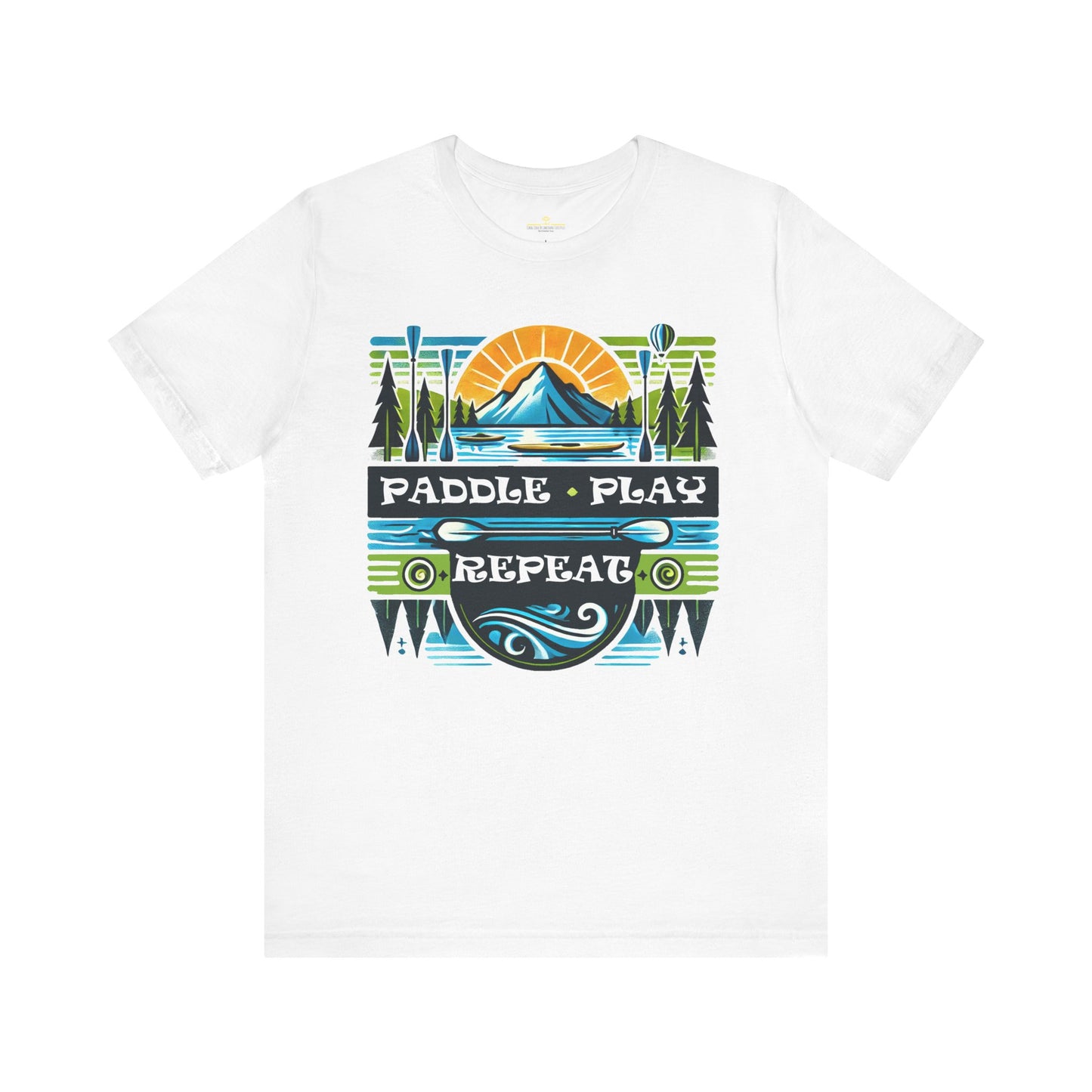 Paddle, Play, Repeat Short Sleeve Tee