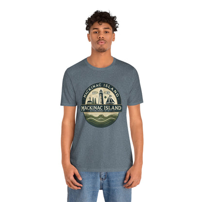 Vintage Mackinac Island Unisex Jersey Short Sleeve Tee