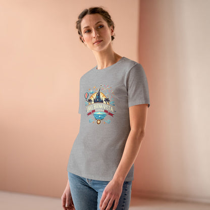 Adventurous Lake Buena Vista Women's Cotton Tee