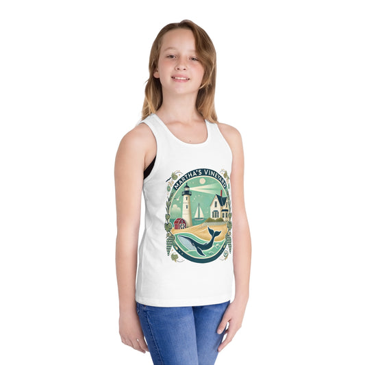Vintage Martha's Vineyard Unisex Kids Jersey Tank Top