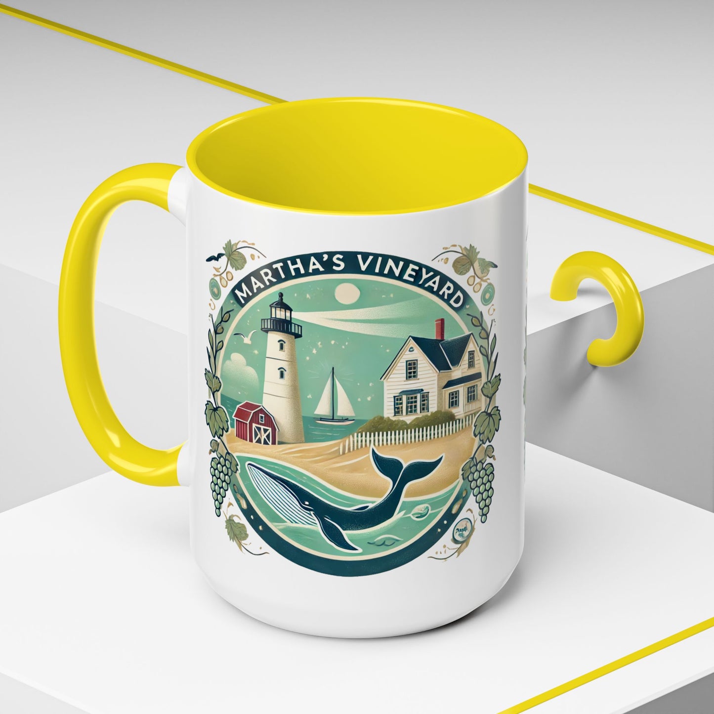 Vintage Martha's Vineyard Accent Coffee Mug