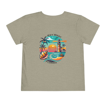 Vibrant Key West Unisex Toddler Short Sleeve Tee