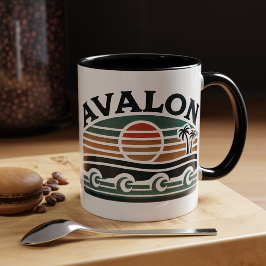Retro Avalon Accent Coffee Mug