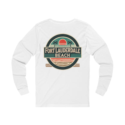 Vintage Fort Lauderdale Unisex Jersey Long Sleeve Tee