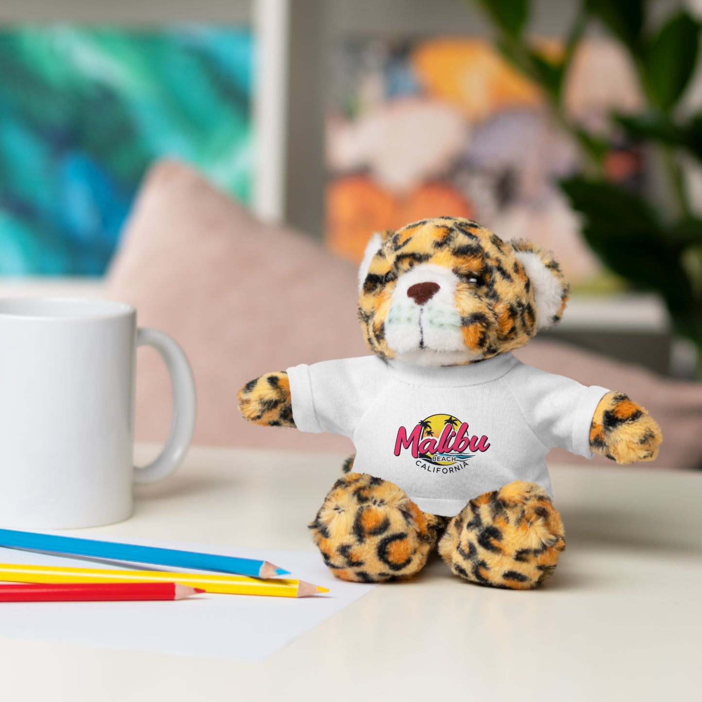 Retro Malibu Stuffed Animals with Tee