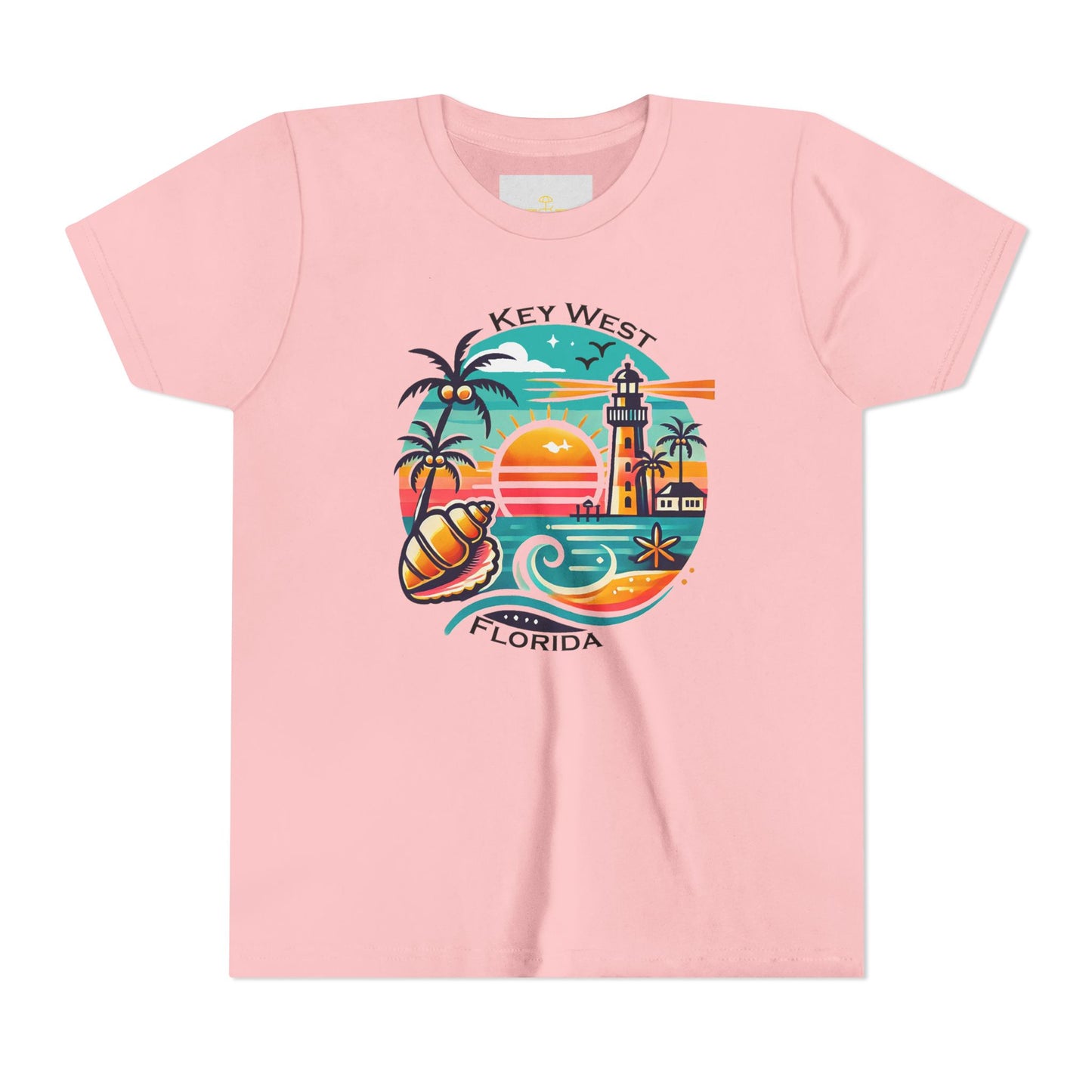 Vibrant Key West Youth Short Sleeve Tee