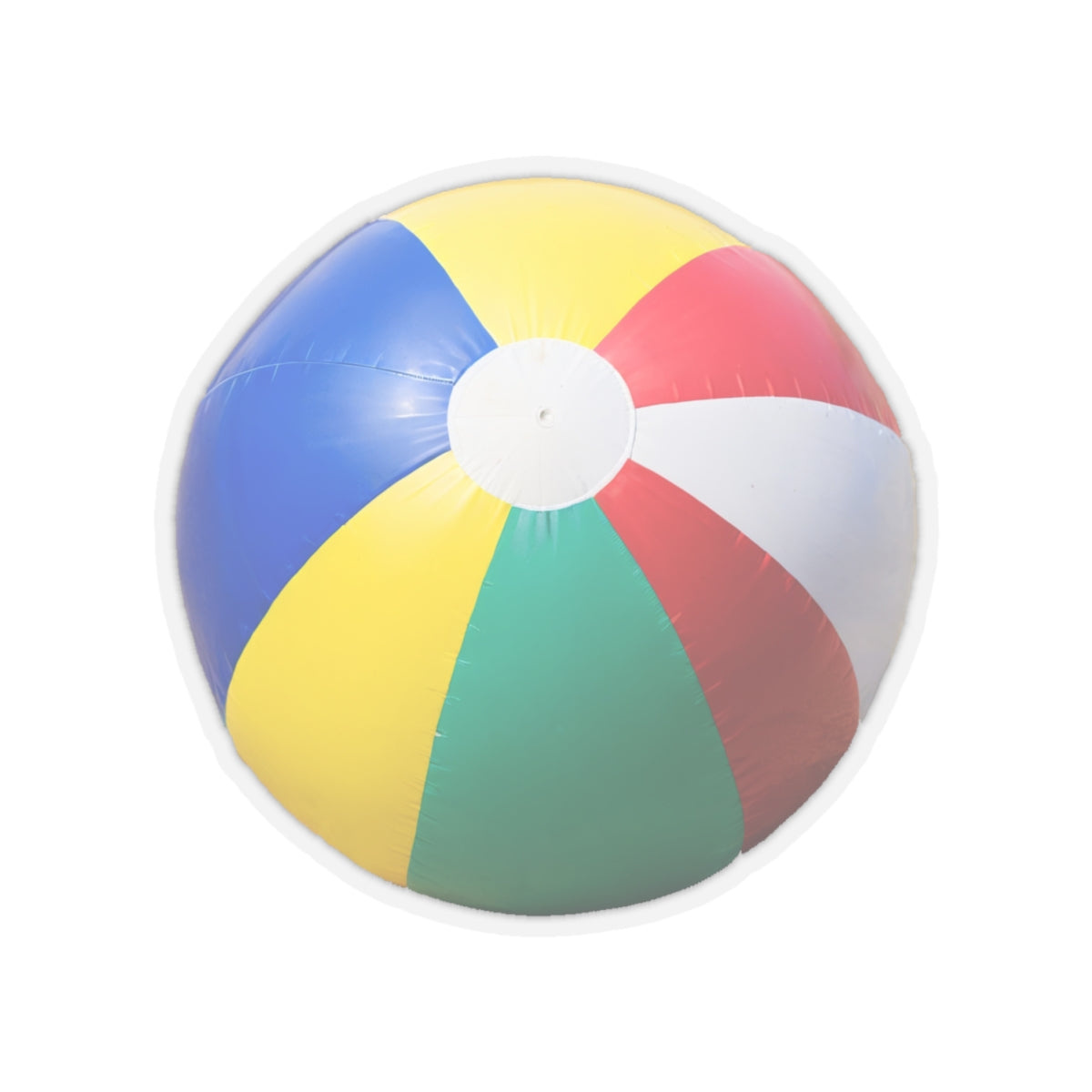 Beach Ball Kiss-Cut Sticker