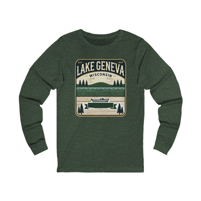 Vintage Lake Geneva Unisex Jersey Long Sleeve Tee