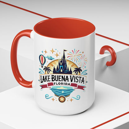 Adventurous Lake Buena Vista Accent Coffee Mug