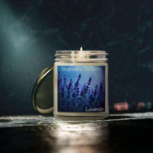 Lavender Scented Candle (Apricot Wax)