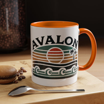 Retro Avalon Accent Coffee Mug