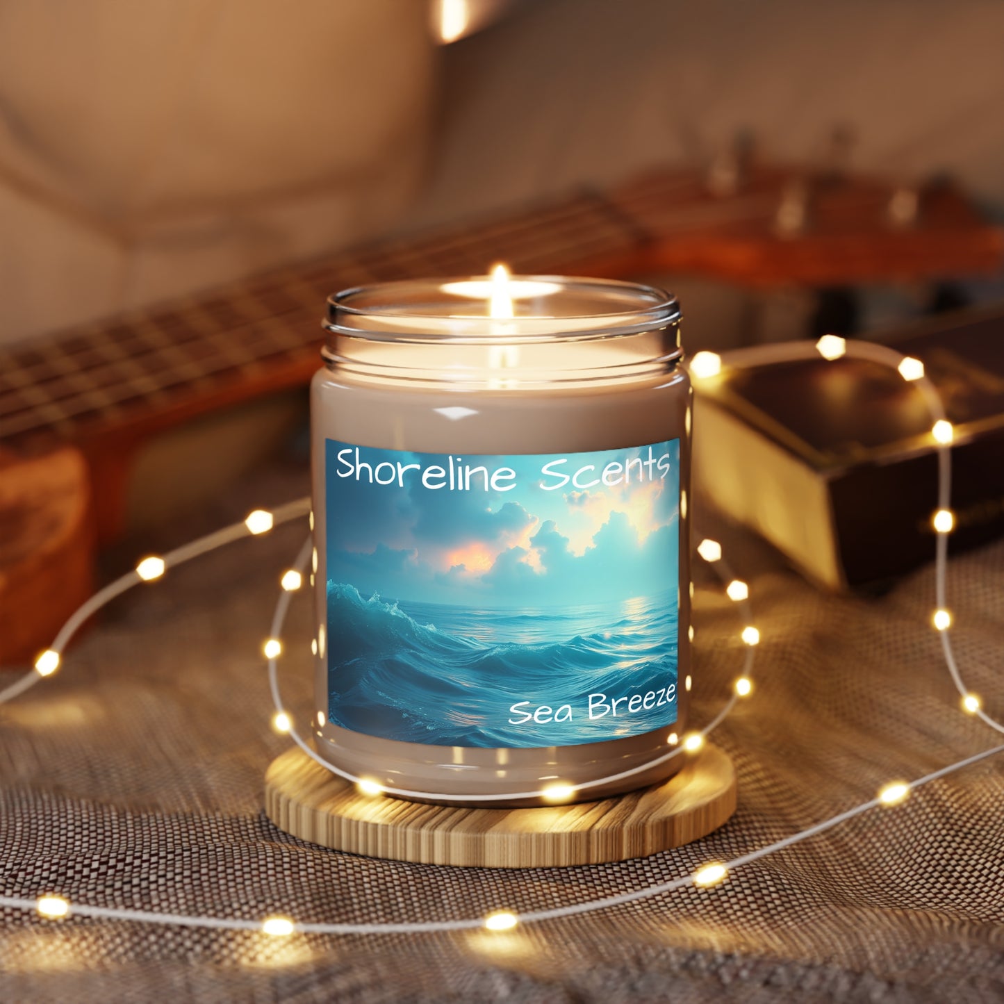 Sea Breeze Scented Candle (Soy Wax)