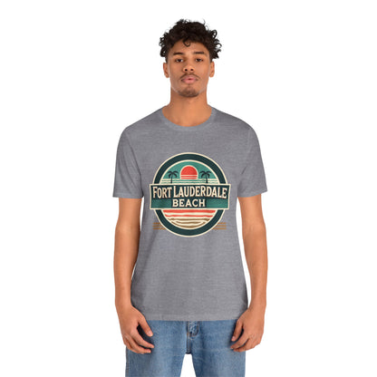 Vintage Fort Lauderdale Unisex Jersey Short Sleeve Tee