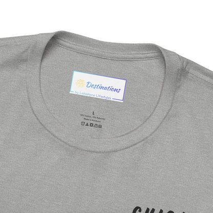 Latitudes Chicago Skyline Unisex Jersey Short Sleeve Tee