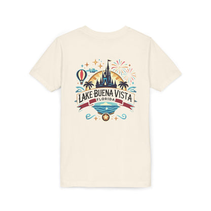 Adventurous Lake Buena Vista Unisex Youth Short Sleeve Tee