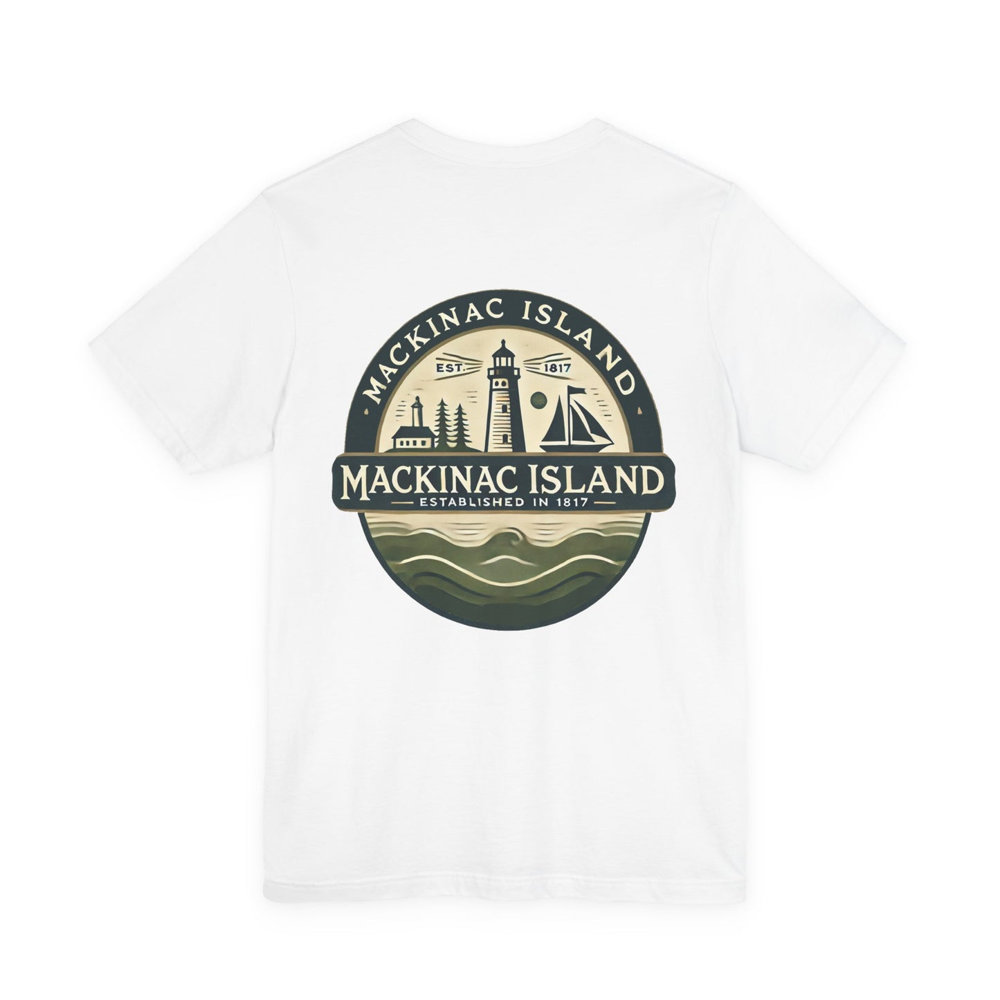 Vintage Mackinac Island Unisex Jersey Short Sleeve Tee