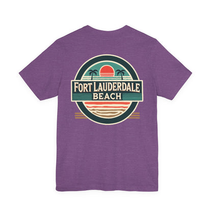 Vintage Fort Lauderdale Unisex Jersey Short Sleeve Tee