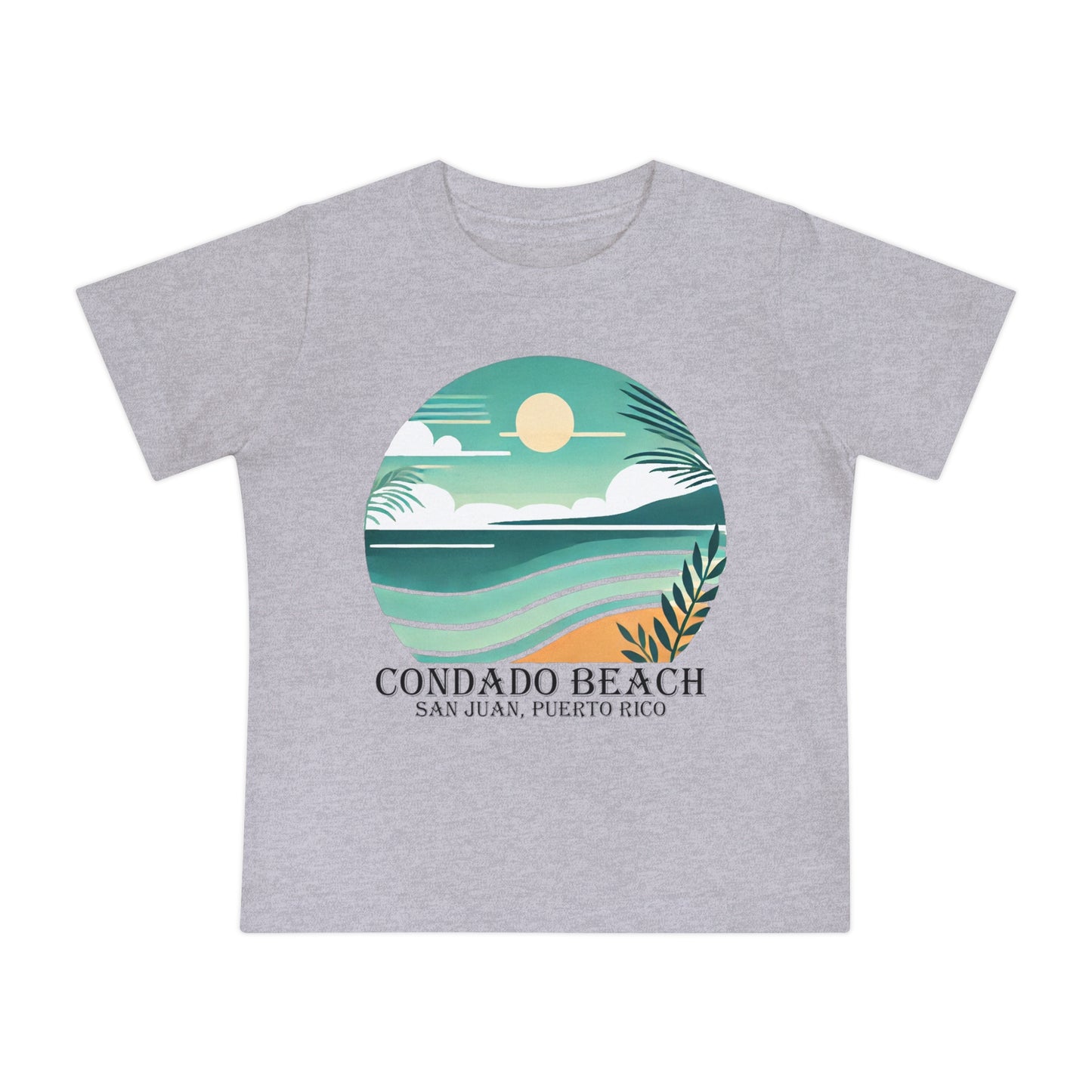 Coastal Vibes Condado Beach Unisex Baby Short Sleeve T-Shirt