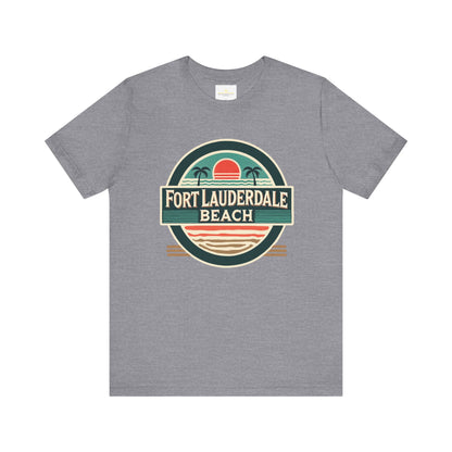 Vintage Fort Lauderdale Unisex Jersey Short Sleeve Tee