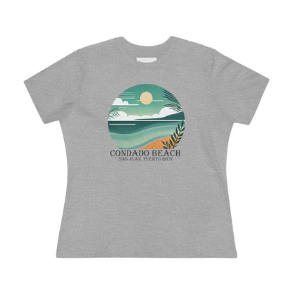 Coastal Vibes Condado Beach Women's Cotton Tee