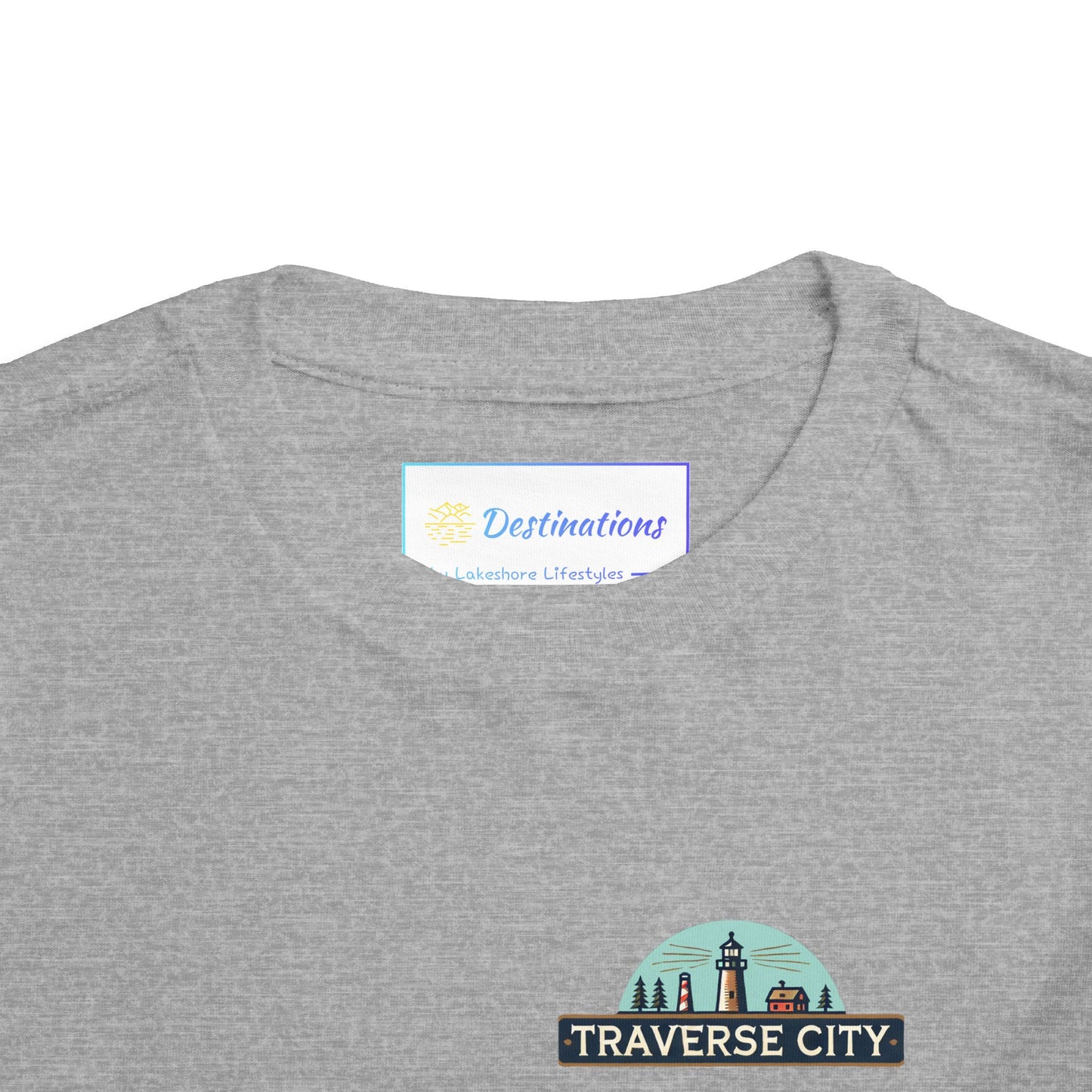 Vintage Traverse City Unisex Toddler Short Sleeve Tee