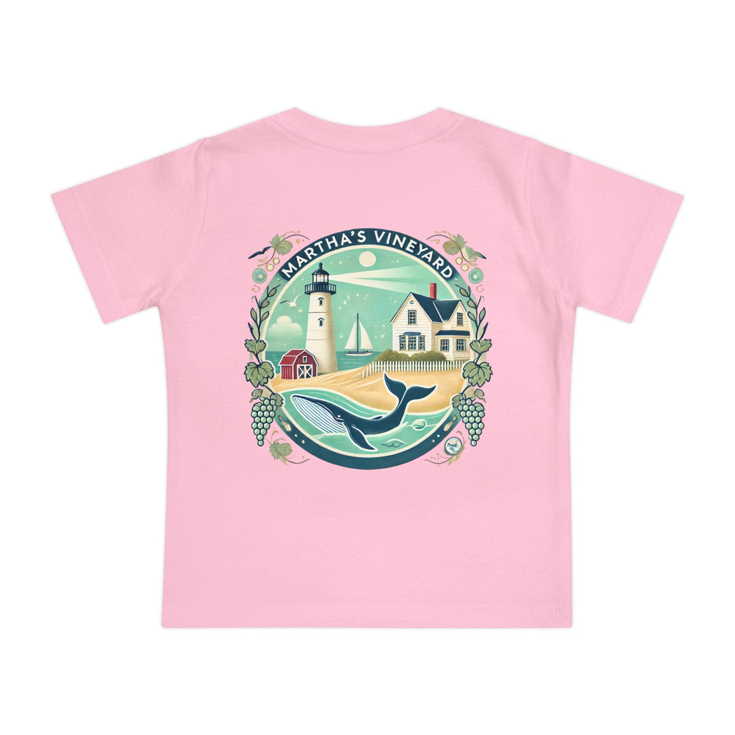 Vintage Martha's Vineyard Unisex Baby Short Sleeve T-Shirt
