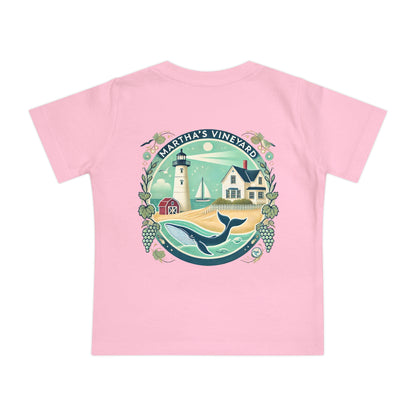 Vintage Martha's Vineyard Unisex Baby Short Sleeve T-Shirt