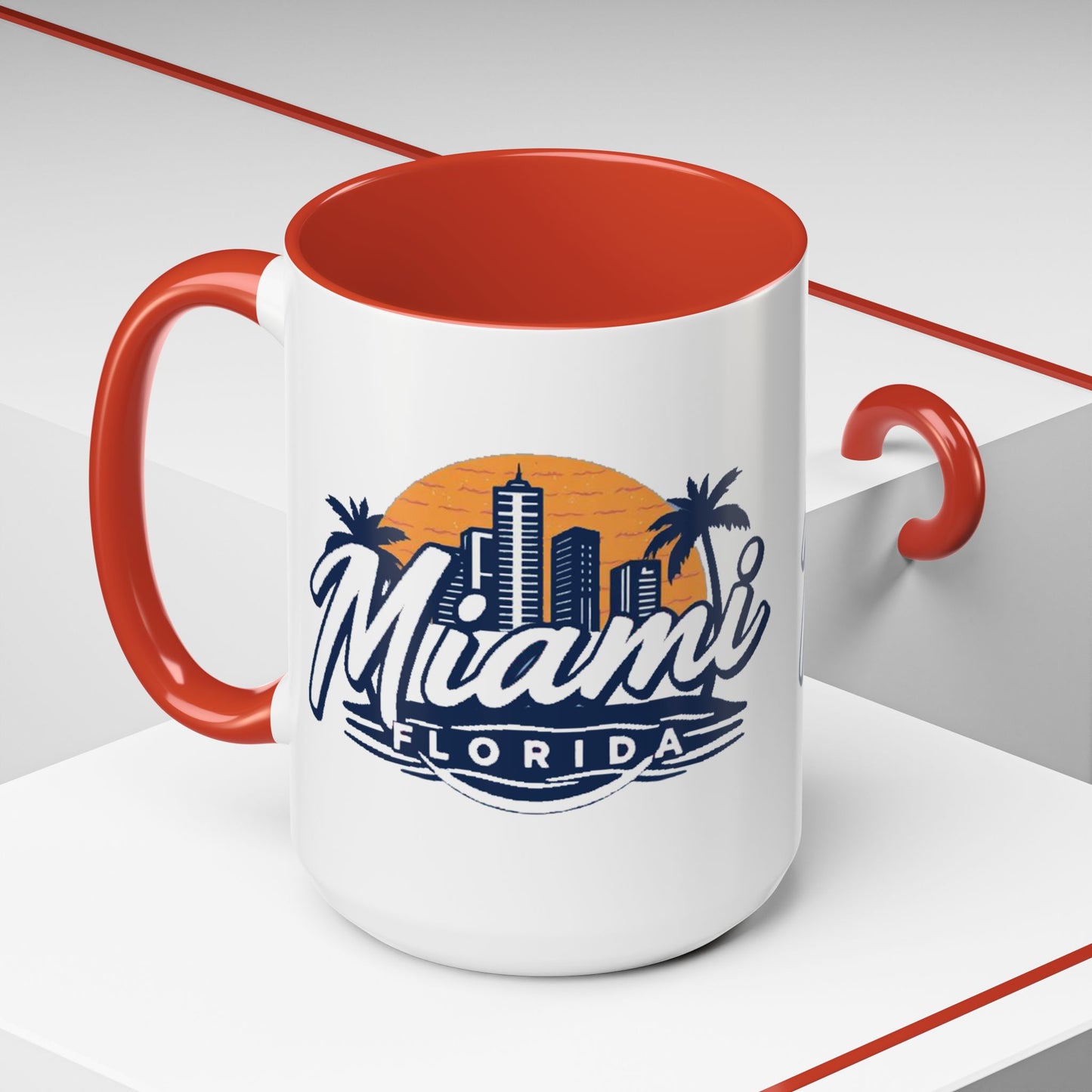 Retro Miami Accent Coffee Mug