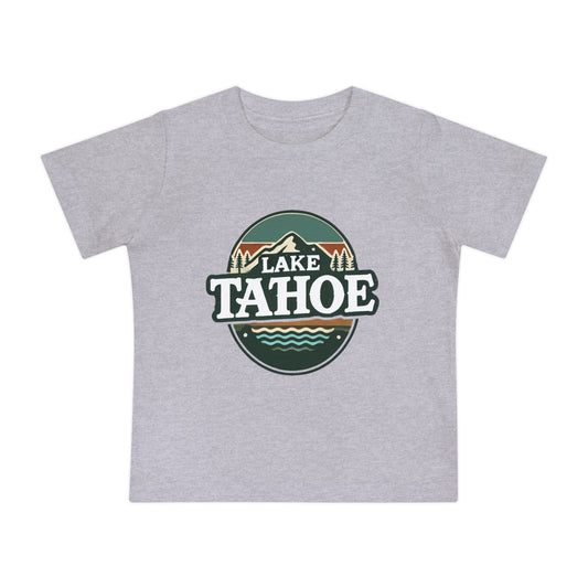 Vintage Lake Tahoe Unisex Baby Short Sleeve T-Shirt