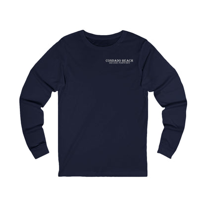 Coastal Vibes Condado Beach Unisex Jersey Long Sleeve Tee