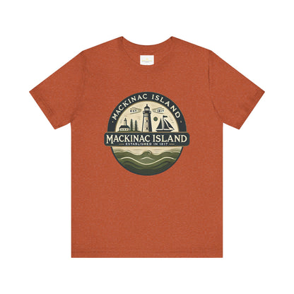 Vintage Mackinac Island Unisex Jersey Short Sleeve Tee
