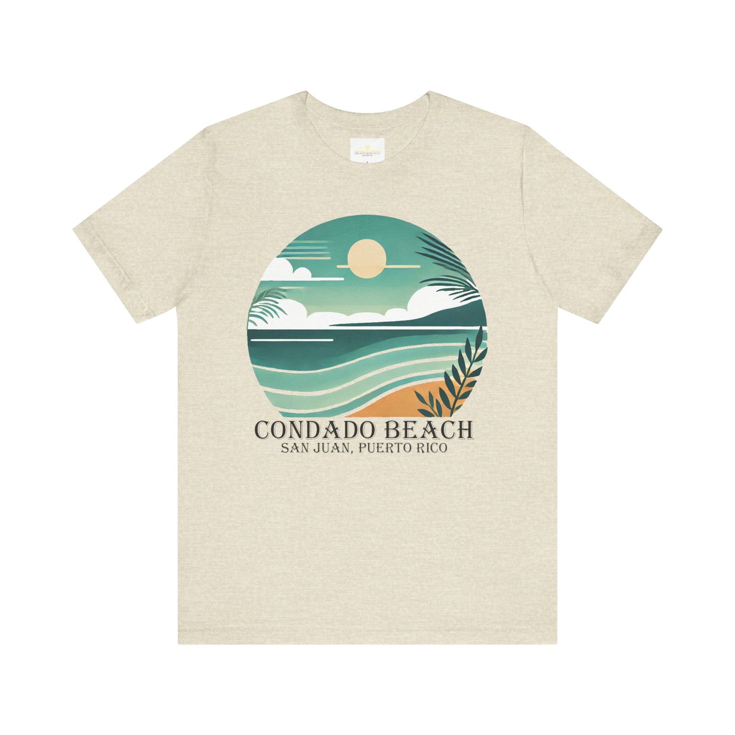 Coastal Vibes Condado Beach Unisex Jersey Short Sleeve Tee