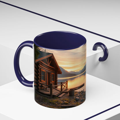 Lakeside Cabin Ceramic Coffee Mug