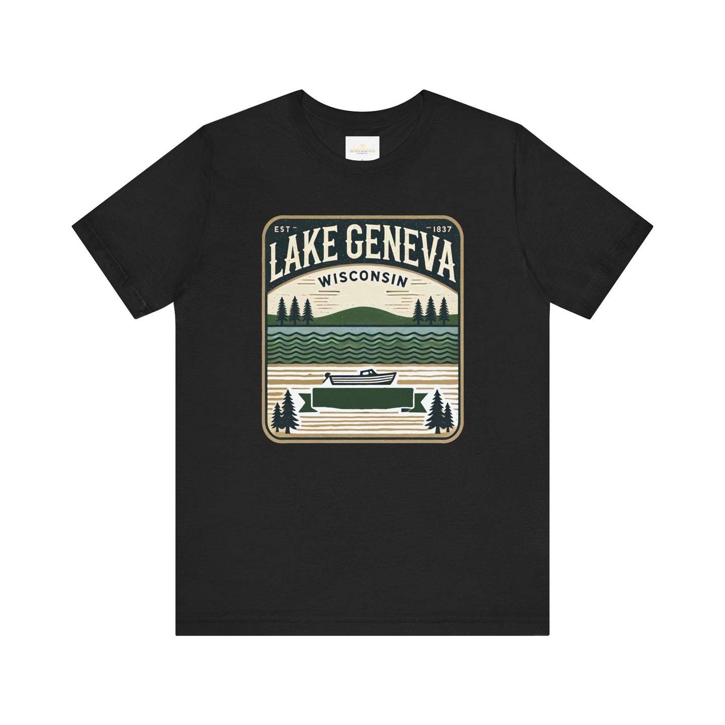 Vintage Lake Geneva Unisex Jersey Short Sleeve Tee