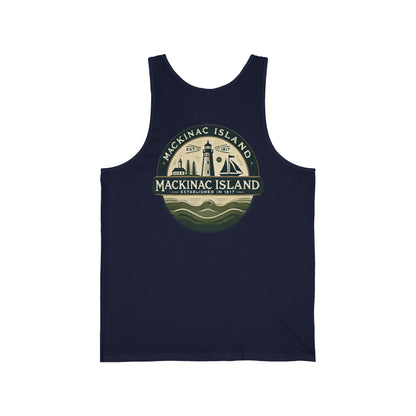 Vintage Mackinac Island Unisex Jersey Tank