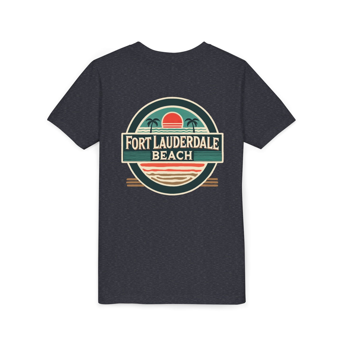 Vintage Fort Lauderdale Unisex Youth Short Sleeve Tee