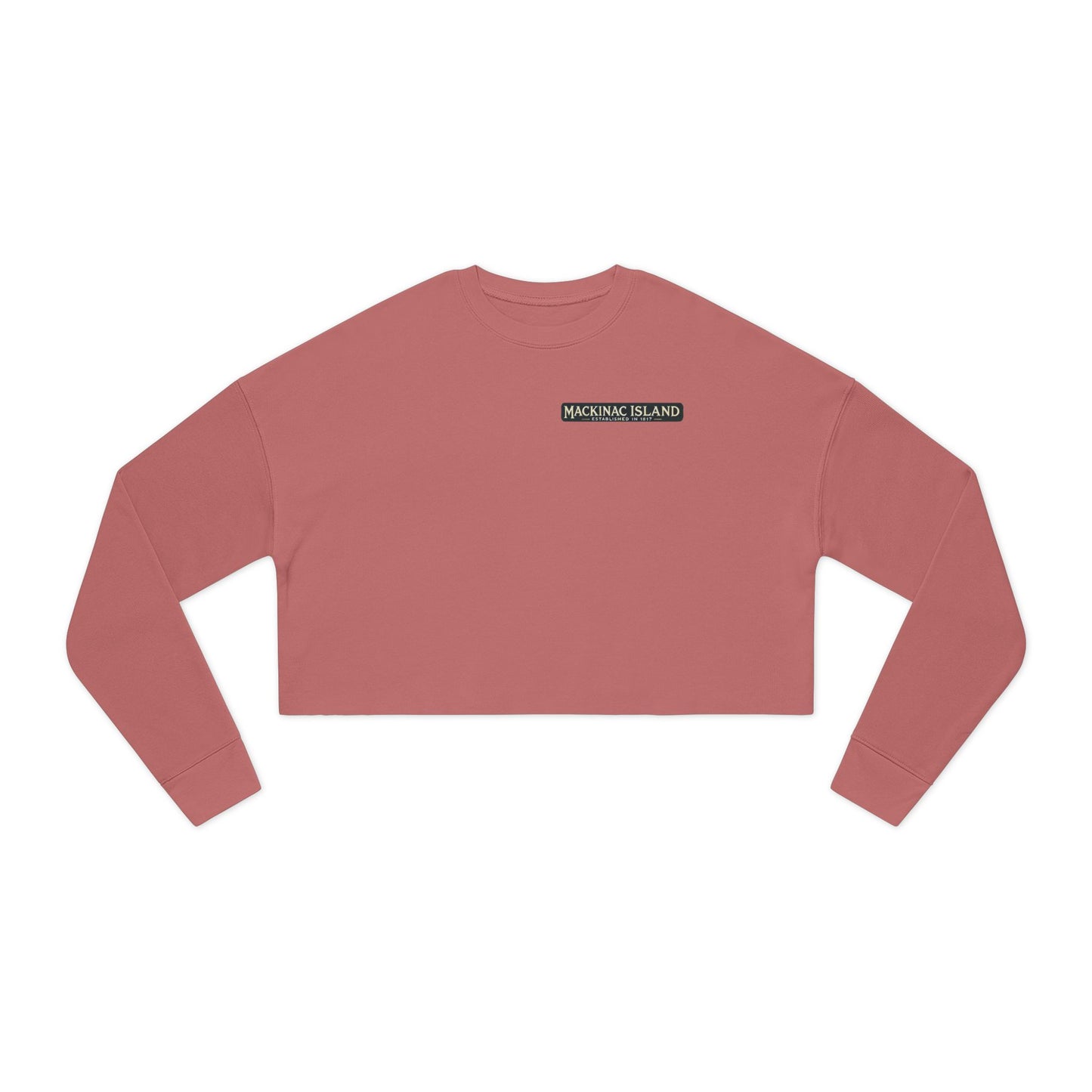 Vintage Mackinac Island Women's Cropped Sweatshirt