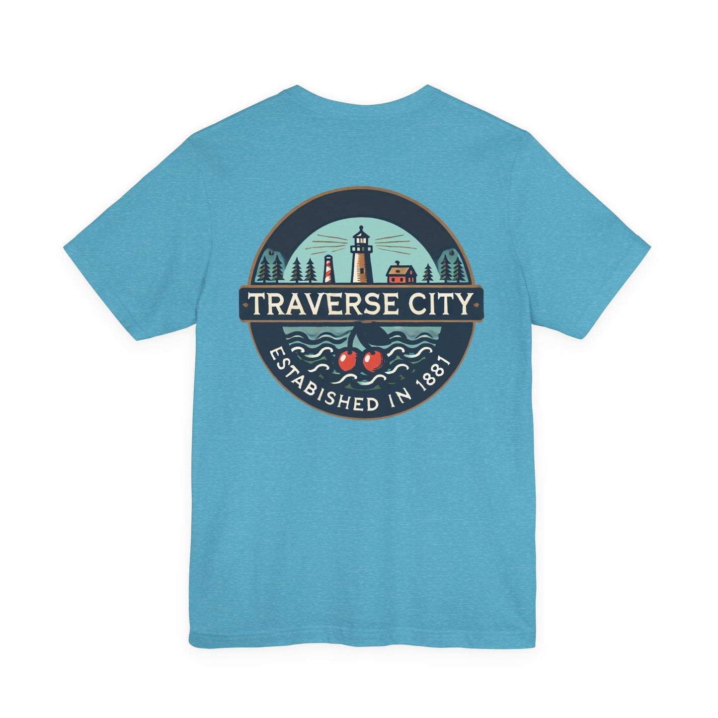 Vintage Traverse City Unisex Jersey Short Sleeve Tee