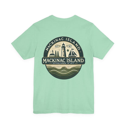 Vintage Mackinac Island Unisex Jersey Short Sleeve Tee