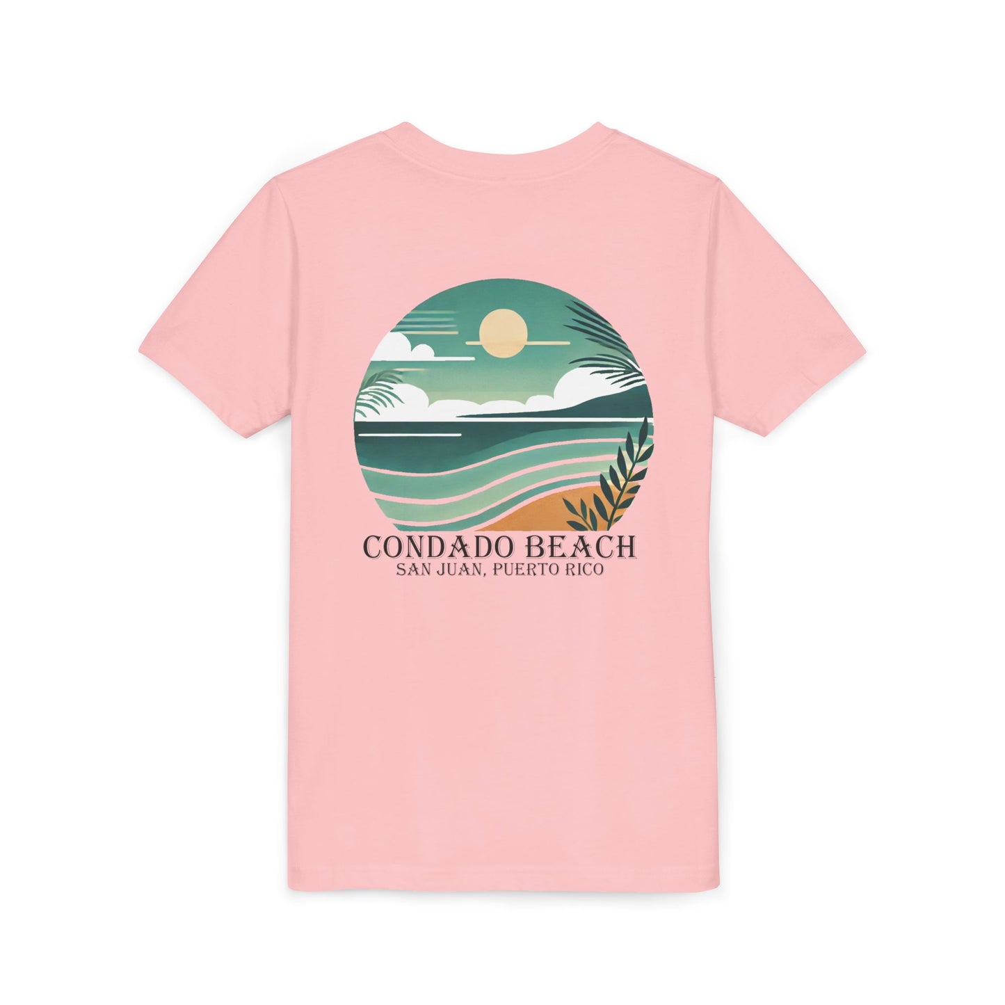 Coastal Vibes Condado Beach Unisex Youth Short Sleeve Tee
