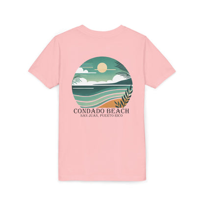 Coastal Vibes Condado Beach Unisex Youth Short Sleeve Tee