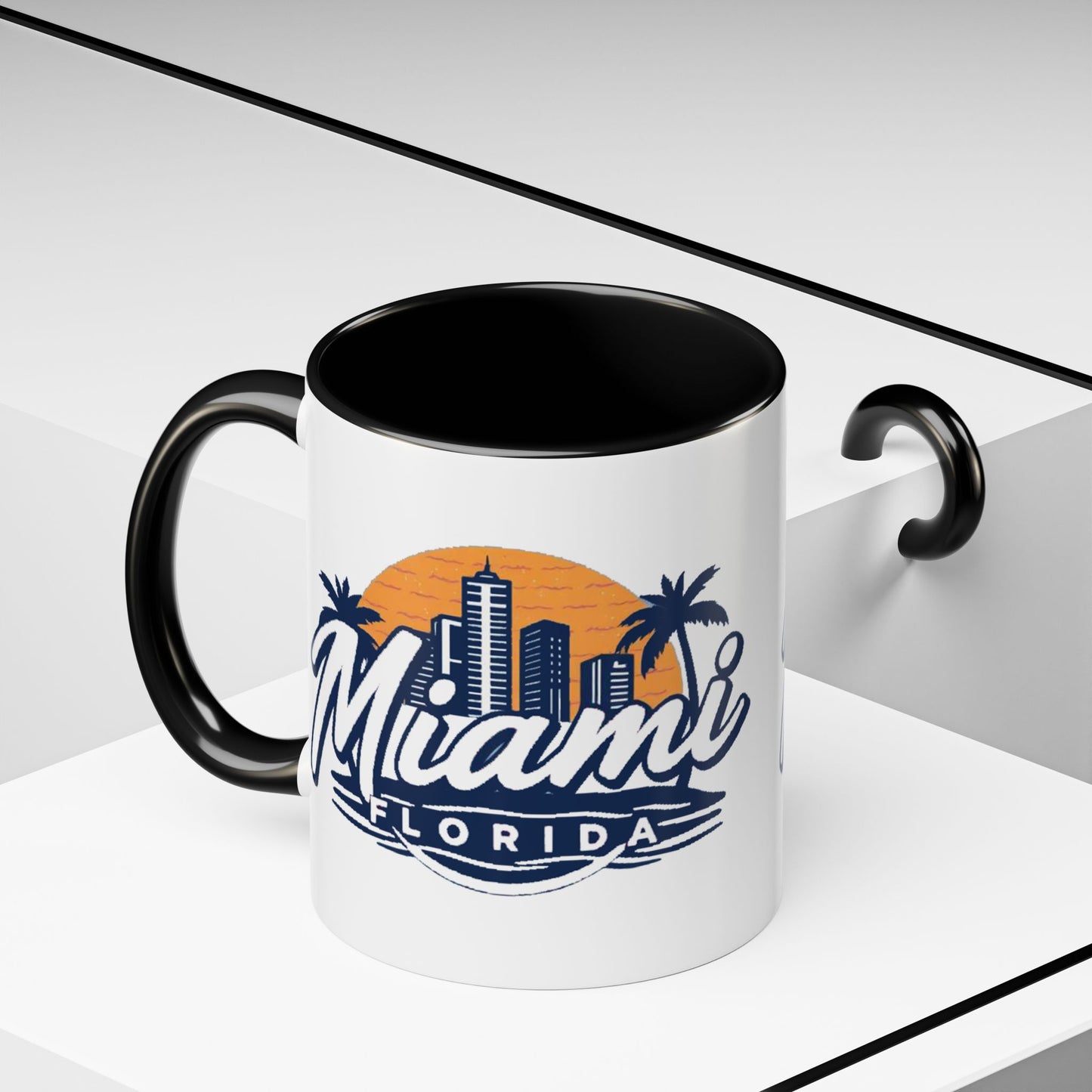 Retro Miami Accent Coffee Mug