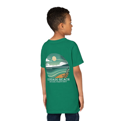 Coastal Vibes Condado Beach Unisex Youth Short Sleeve Tee