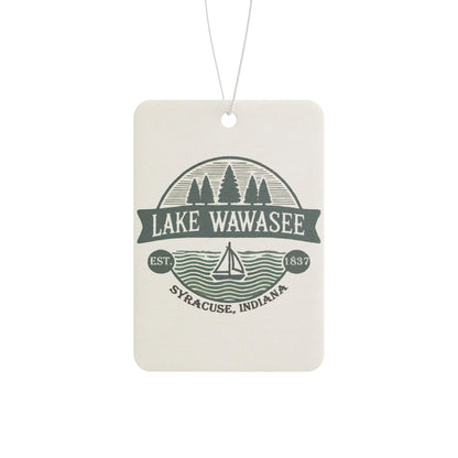 Vintage Lake Wawasee Car Air Freshener