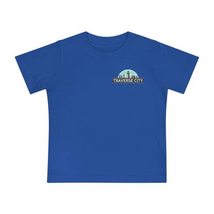 Vintage Traverse City Unisex Baby Short Sleeve T-Shirt