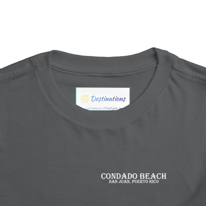 Coastal Vibes Condado Beach Unisex Toddler Short Sleeve Tee